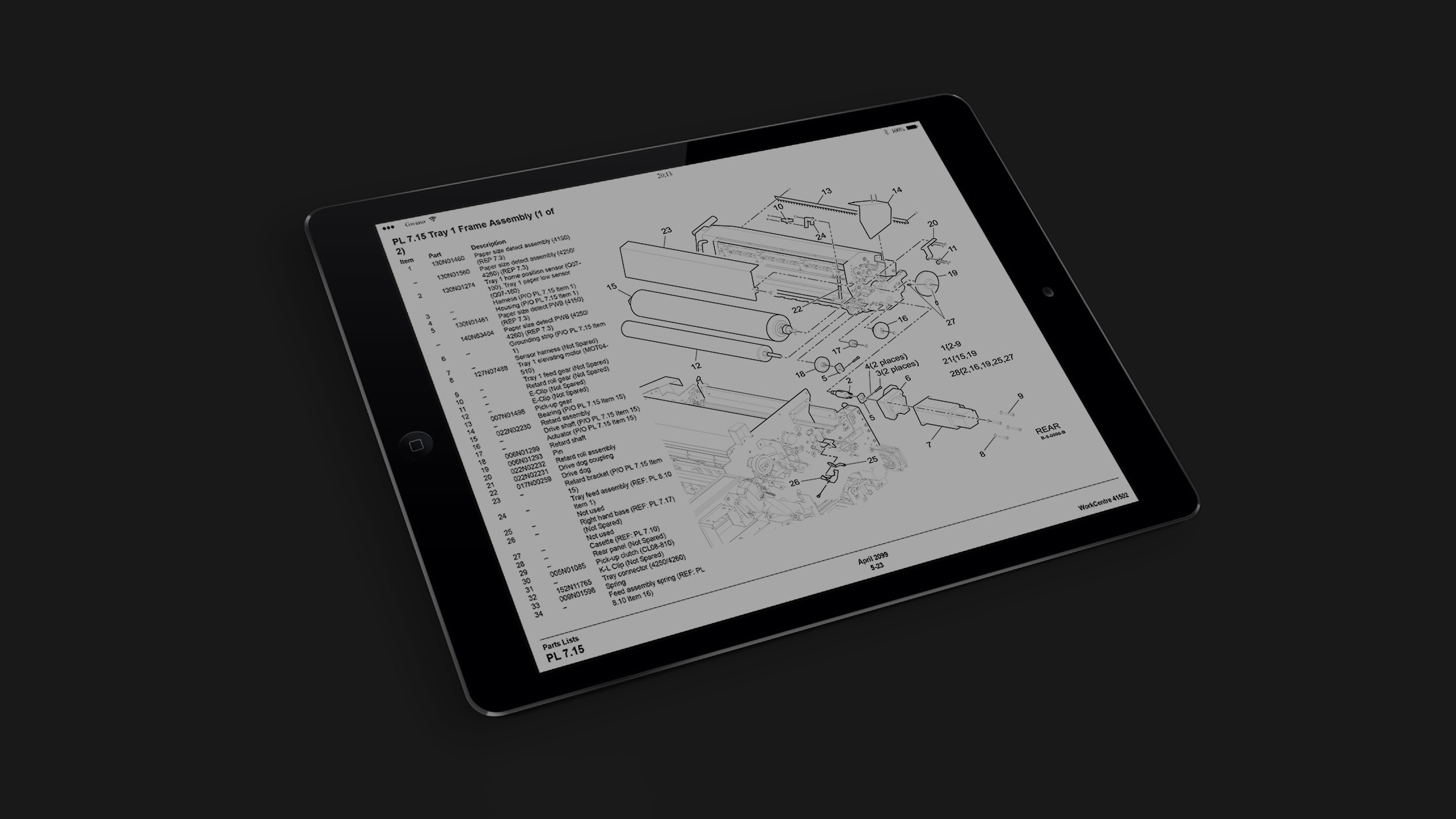 Spare Parts List Creation